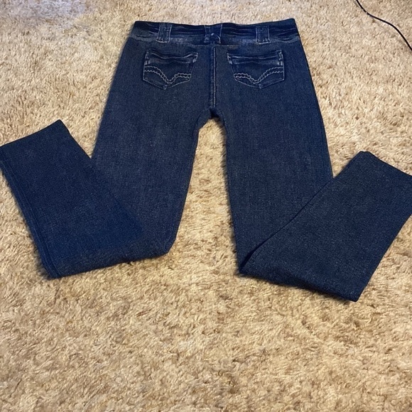 Candy  Couture Jean look Leggings (Small) - Picture 3 of 7
